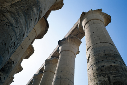 石柱阵卢克索埃及照片