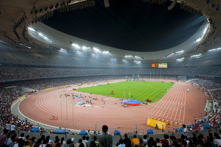 鸟巢,国家体育馆,内景,观赛,比赛,运动会,照片