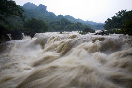 贵州,黄果树,银链坠滩