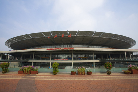 上海虹桥火车站图片
