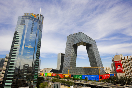 中央广播电视台北京,cbd,中央电视台新大楼,照片