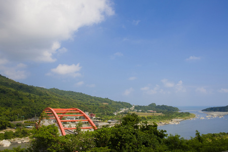 台湾,东部海滨,海滨公路,长虹桥