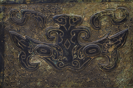 人守门方鼎  切曲纹鬲照片