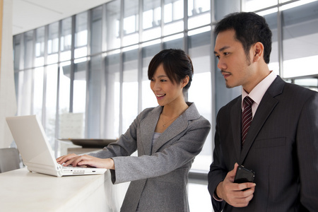 写字楼白领图片