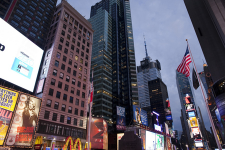 纽约曼哈顿时代广场照片