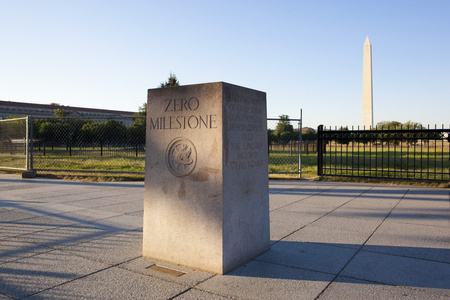 华盛顿零里程碑照片