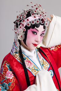 戏曲花旦动漫图图片