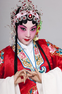 戏曲花旦动漫图图片