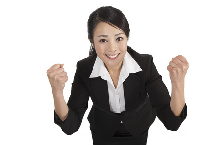 棚拍商务女士握拳棚拍商务女士握拳愤怒的成熟女人,手握拳棚拍商务装