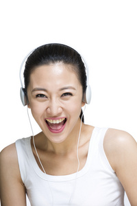 大笑中国美女图片