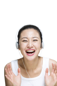 大笑中国美女图片