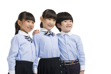 小学生群体像照片