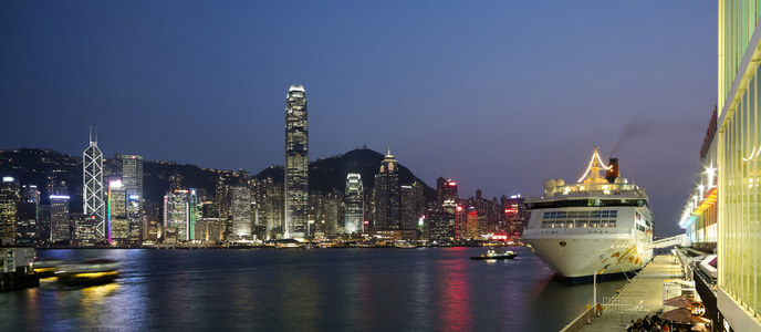 香港维多利亚港照片
