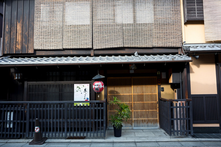 日本京都祗园地区街景