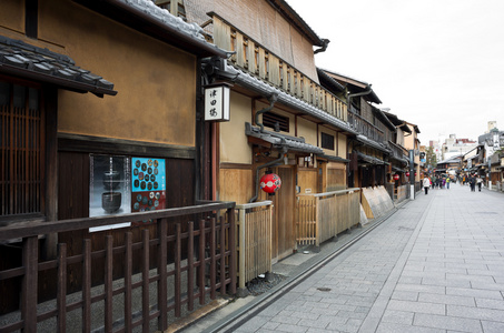 日本京都祗园地区街景