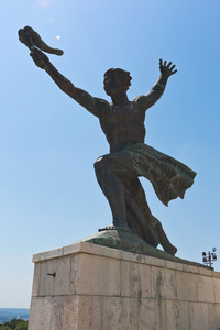 布达佩斯街头雕像