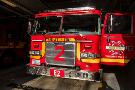 西雅图消防车照片