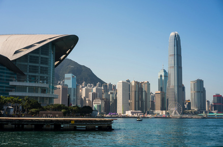 香港摩天轮香港城市风光照片