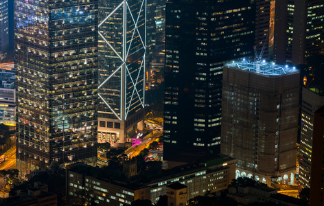 高视角看香港城市景观