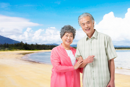 快乐的老年生活照片