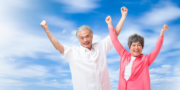 快乐的老年生活照片