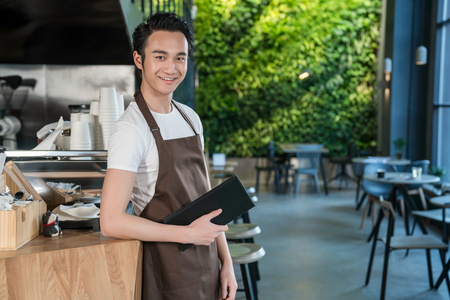 服务员工作服图片