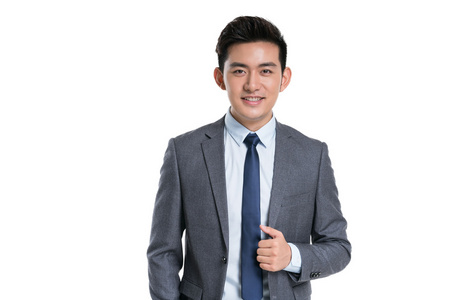 年轻时尚的商务人士照片