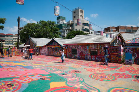台中彩虹村眷村照片