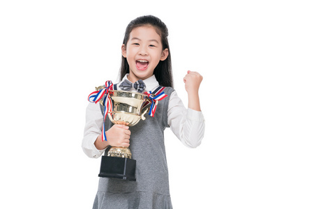 小学生举手图片