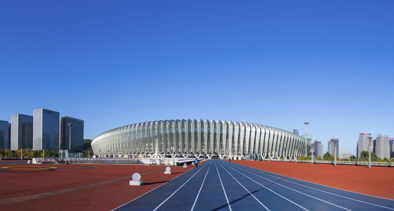 济南泉城广场济南奥林匹克体育中心照片