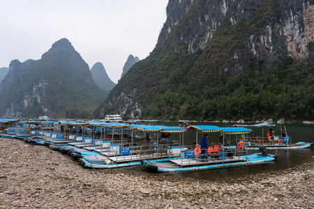 广西桂林杨堤码头照片