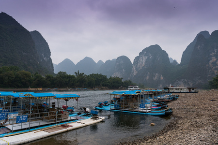 广西桂林杨堤码头照片