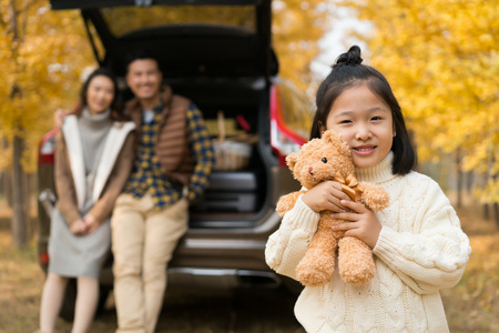 甜蜜一家三口图片