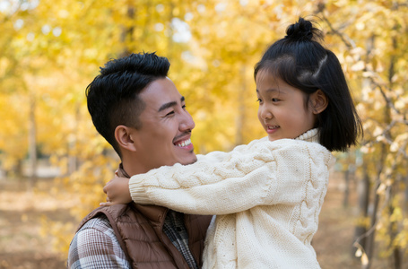 温馨父女图片