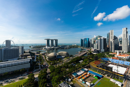 新加坡滨海湾景观