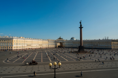 新冬宫圣彼得堡冬宫广场照片