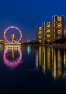 天津城市夜景