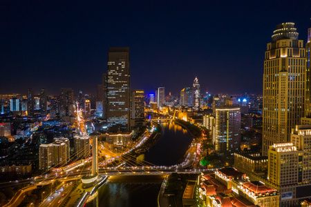 天津城市夜景