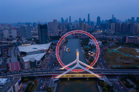 天津城市夜景