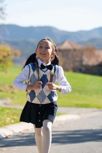 可爱的小学生照片