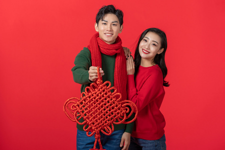 情侣的新年祝福图片