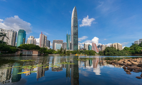 京基一百深圳城市风光照片