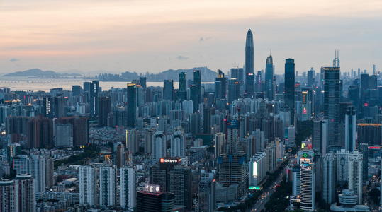 俯瞰深圳全貌照片