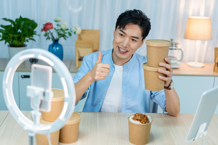 抖音直播带货图片-抖音直播带货素材-抖音直播带货插画-摄图新视界