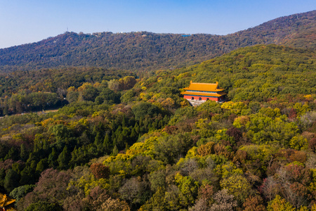 明孝陵航拍南京明孝陵南京中山陵航拍南京明孝陵航拍南京明孝陵鸟瞰