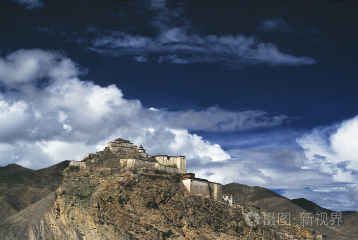 西藏,江孜古堡