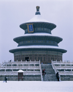 天坛祈年殿雪景