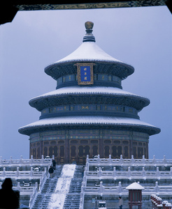 天坛祈年殿雪景