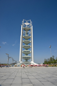 奥运村电视转播塔照片