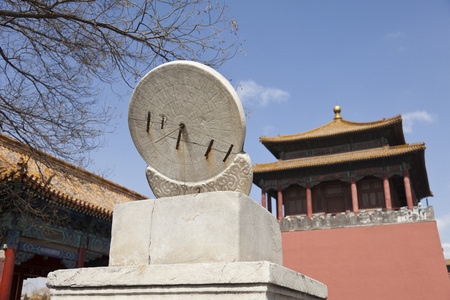 故宫午门日晷照片